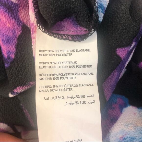 Addition Elle Michel Studio Floral Off the Shoulder Blouse Size 14 - Picture 9 of 10